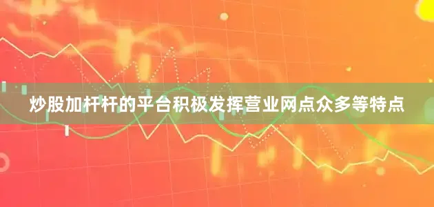 炒股加杆杆的平台积极发挥营业网点众多等特点